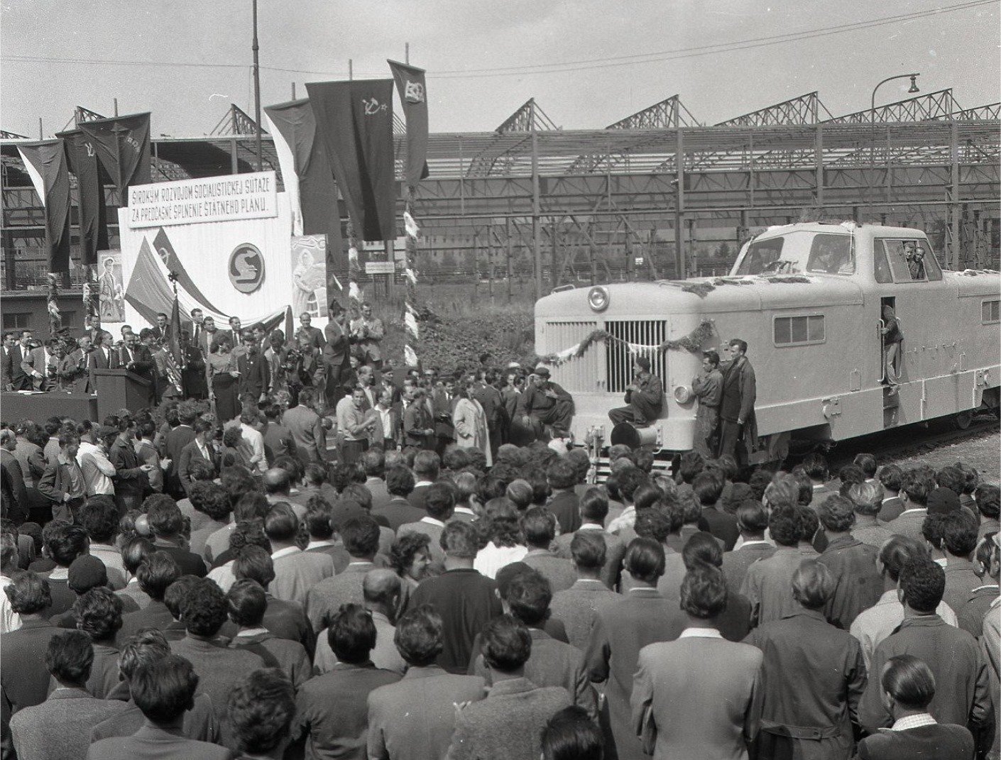 1960 - Prvý Dieselhydraulický rušeň z Martina