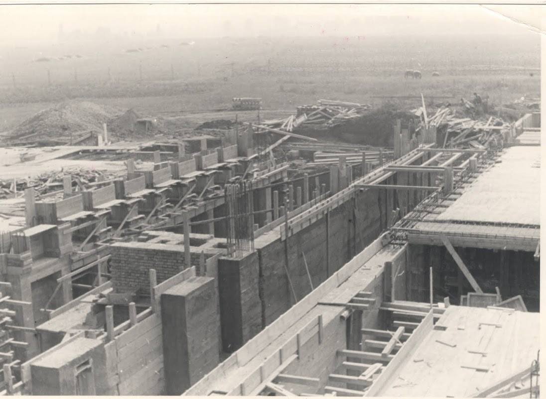 Výstavba stojníckej školy, 50te roky